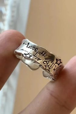 Love Engraved Ring