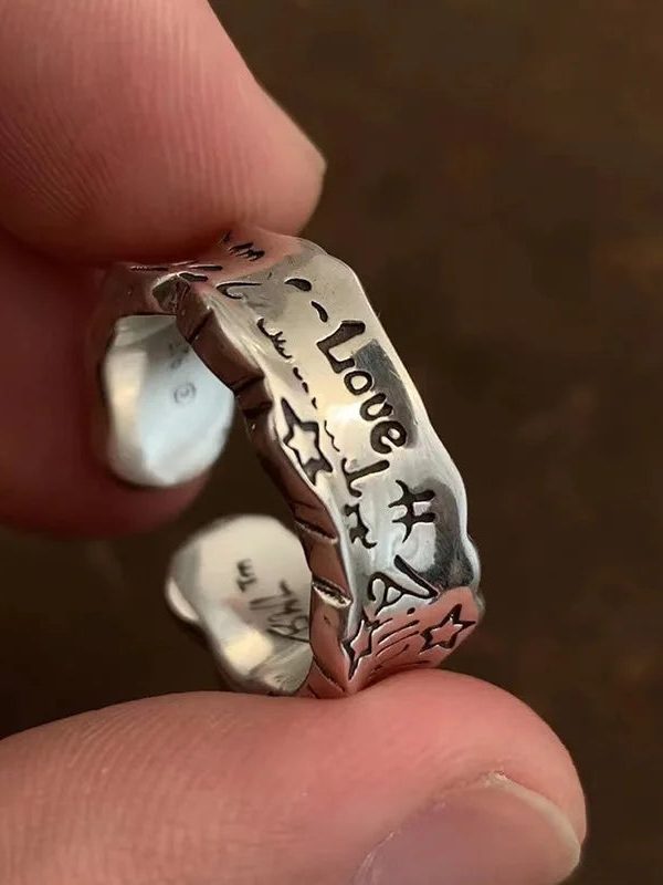 Love Engraved Ring