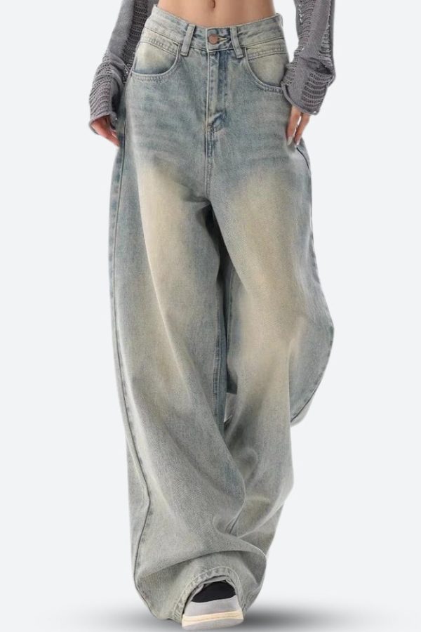 Low Rise Baggy Denim Jeans