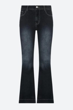 Low Rise Flare Denim Jeans