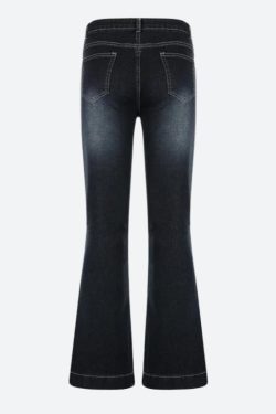 Low Rise Flare Denim Jeans