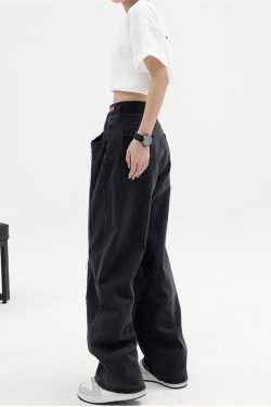 Low Rise Wide Leg Baggy Jeans