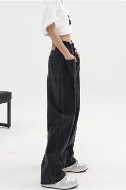 Low Rise Wide Leg Baggy Jeans