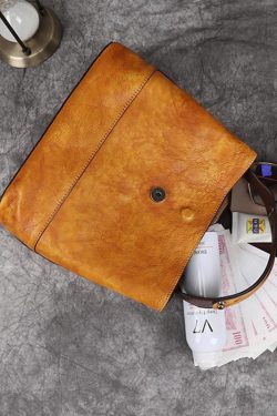 Luxy Retro  Grey  Leather Handbag Crossbody Bag