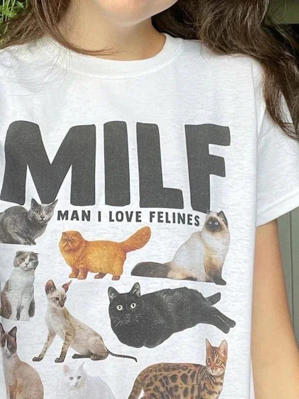 Man I Love Felines Tee