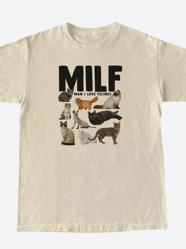 Man I Love Felines Tee
