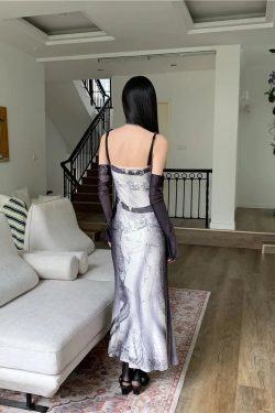 Marble Maxi Dress
