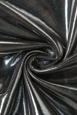 Metallic Halter Neck Mini Dress