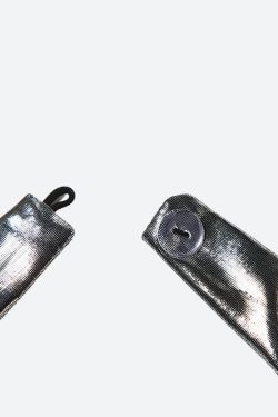 Metallic Halter Neck Mini Dress