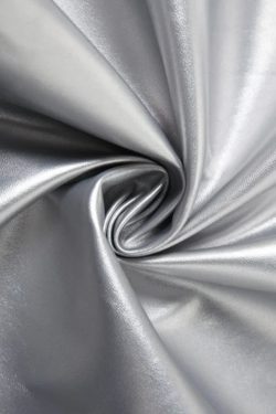 Metallic Silver Maxi Dress