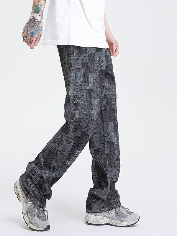 Mid Wash Wide Leg Jeans