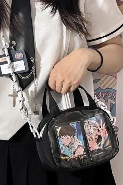 Mini Kawaii Ita Bag – Japanese Harajuku Transparent Crossbody Shoulder Purse Handbag for Women & Girls