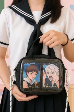 Mini Kawaii Ita Bag – Japanese Harajuku Transparent Crossbody Shoulder Purse Handbag for Women & Girls
