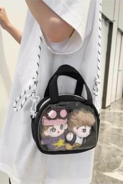 Mini Kawaii Ita Bag – Japanese Harajuku Transparent Crossbody Shoulder Purse Handbag for Women & Girls