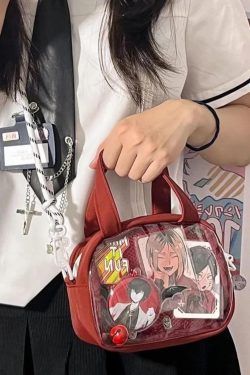 Mini Kawaii Ita Bag – Japanese Harajuku Transparent Crossbody Shoulder Purse Handbag for Women & Girls