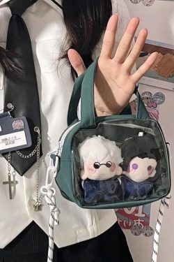 Mini Kawaii Ita Bag – Japanese Harajuku Transparent Crossbody Shoulder Purse Handbag for Women & Girls