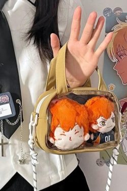 Mini Kawaii Ita Bag – Japanese Harajuku Transparent Crossbody Shoulder Purse Handbag for Women & Girls