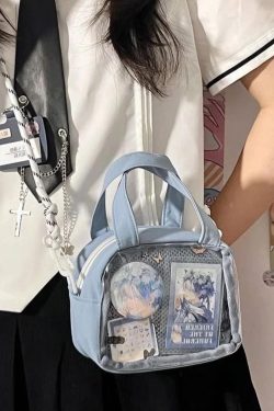 Mini Kawaii Ita Bag – Japanese Harajuku Transparent Crossbody Shoulder Purse Handbag for Women & Girls