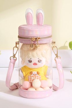 Mini Transparent Bunny Ita Bag – 20cm, 15cm, 10cm Doll Bag
