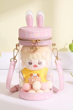 Mini Transparent Bunny Ita Bag – 20cm, 15cm, 10cm Doll Bag