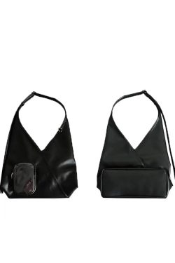 Minimalist Triangle-Design Ita Shoulder Bag