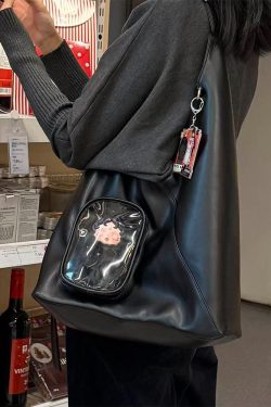 Minimalist Triangle-Design Ita Shoulder Bag