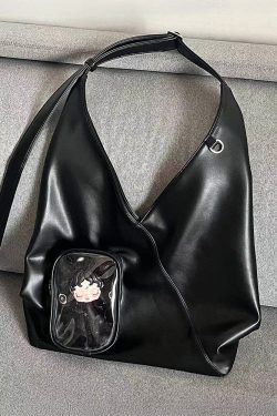 Minimalist Triangle-Design Ita Shoulder Bag