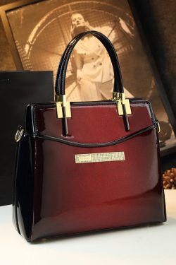 Modern Gradient Color Large Capacity Faux Leather Women Handbags