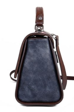 Modern Red Print Paitings Calf Leather Tote Handbag