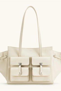 Multi-Pocket Tote Bag