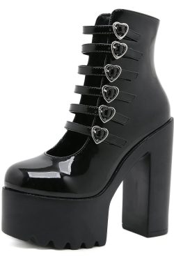 Multi Strap Platform Heels