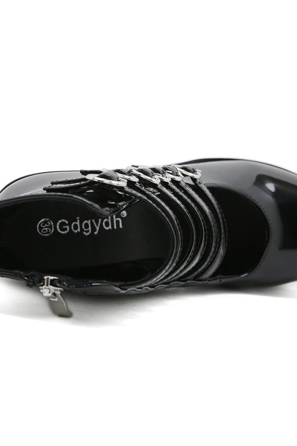 Multi Strap Platform Heels