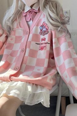 My Melody Buttoned Pink Cardigan