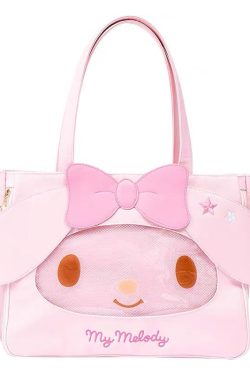 My Melody Kuromi Ita Bag Pins Display Tote Bag