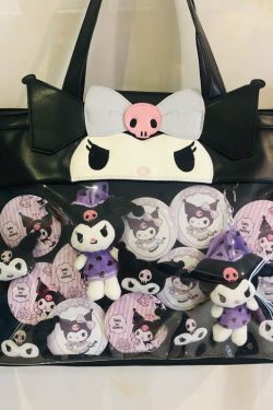 My Melody Kuromi Ita Bag Pins Display Tote Bag