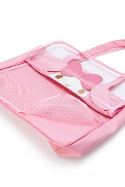 My Melody Kuromi Ita Bag Pins Display Tote Bag