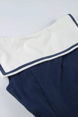 Nautical Button Mini Dress
