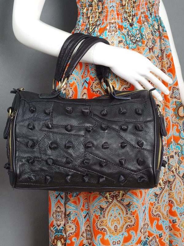 New Boutique Polychrome Calf Leather patchwork Tote Handbag