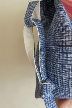 New Casual Blue Versatile Canvas Satchel Bag Handbag