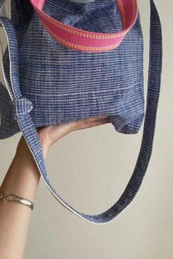 New Casual Blue Versatile Canvas Satchel Bag Handbag