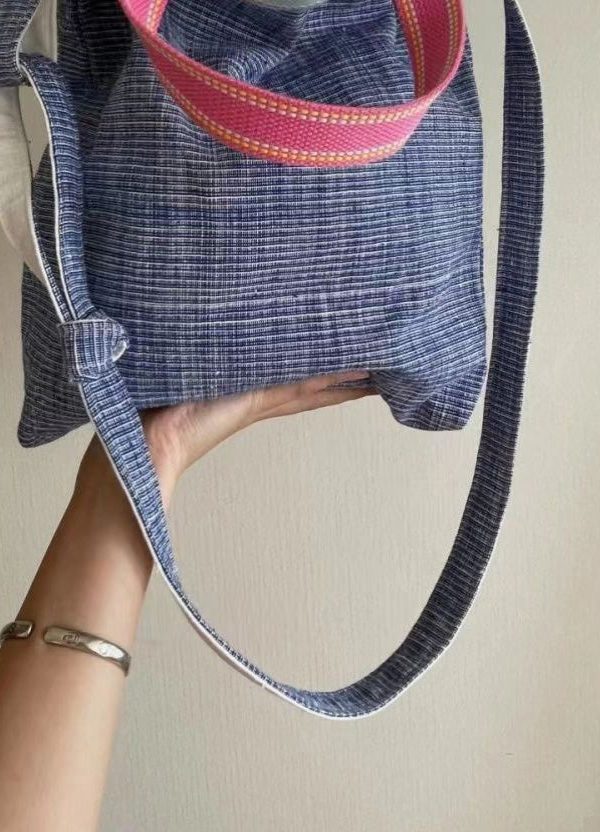 New Casual Blue Versatile Canvas Satchel Bag Handbag
