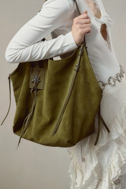 New Casual Brown Large Capacity Faux Leather Satchel Handbag