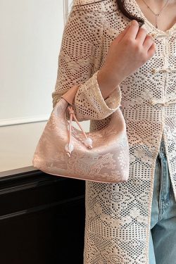 New Chinese Style Beige Embroidered Crossbody Bag