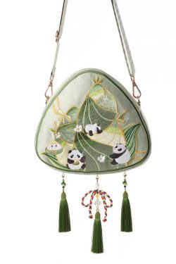 New Chinese Style Green Tassel Embroidered Crossbody Bag