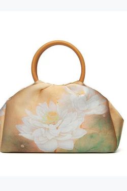 New Chinese Style Jade And Bamboo Design Women Handbag