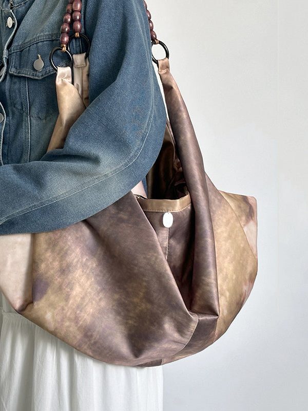 New Chinese Style Printed Versatile Large Capacity Shoulder Bag