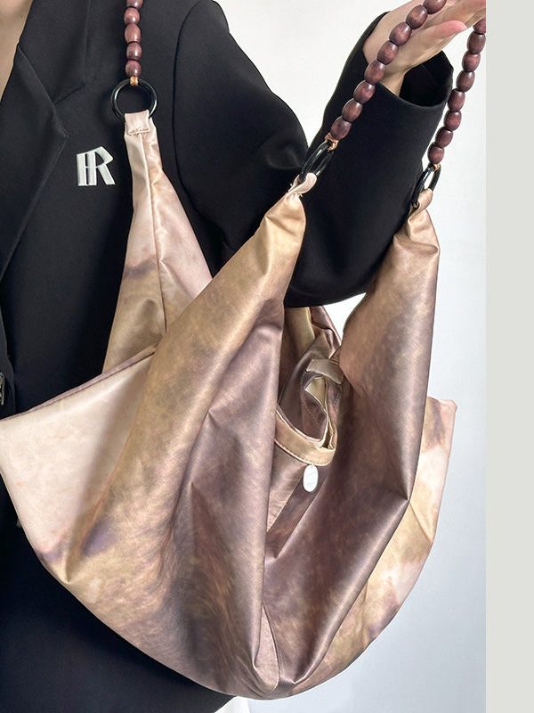 New Chinese Style Printed Versatile Large Capacity Shoulder Bag