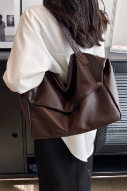 New Coffee Colored Versatile Large Capacity Crossbody Bag