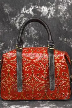 New Handmade Vintage Silver Embossed Crossbody Bag