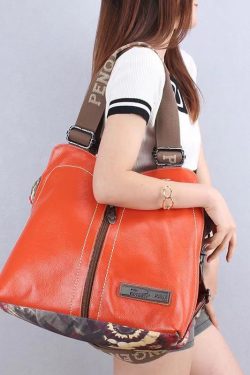 New Original Design Print Patchwork Large Capacity Messenger Bag